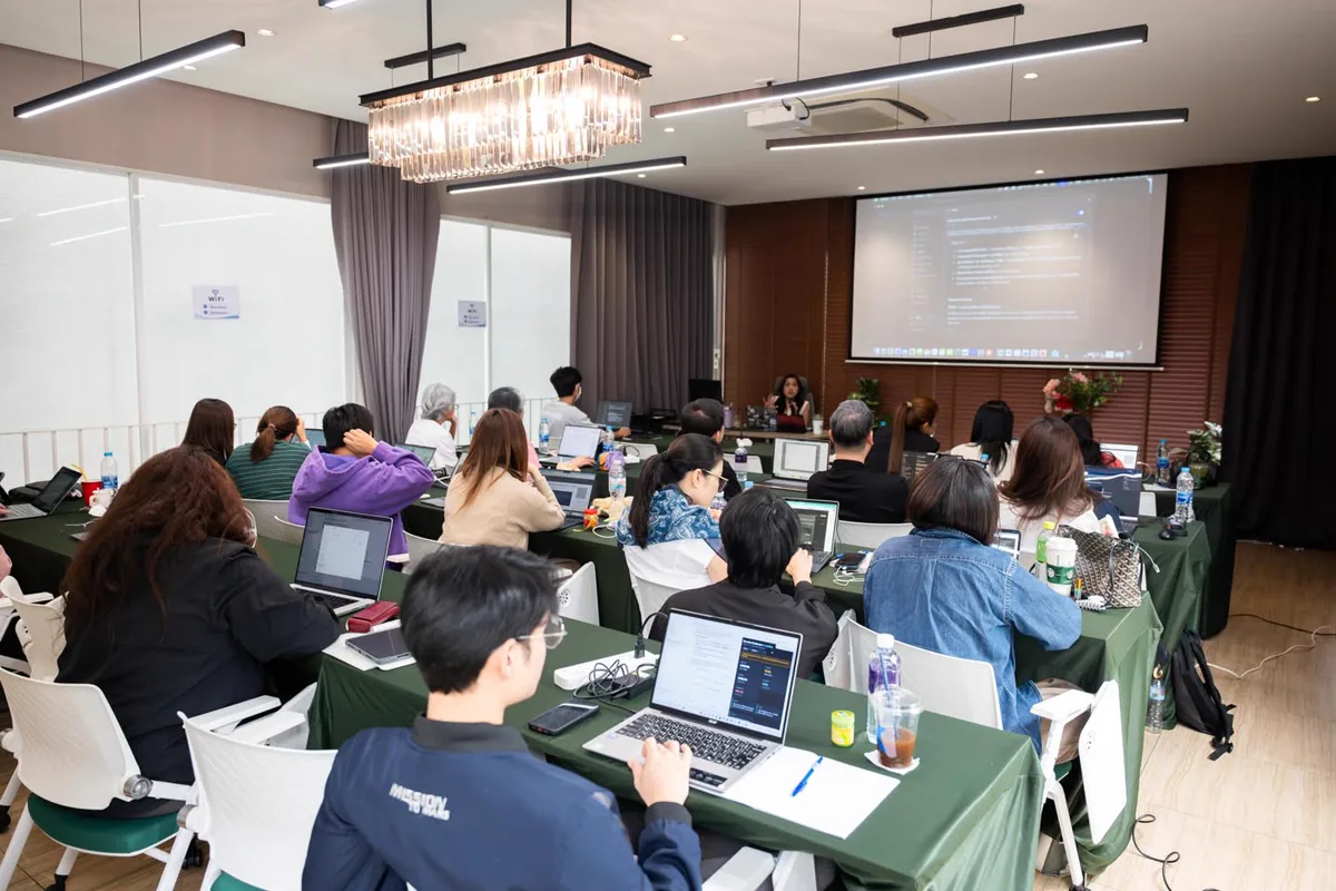 บรรยากาศการอบรมคอร์ส Team X10 AI Adoption