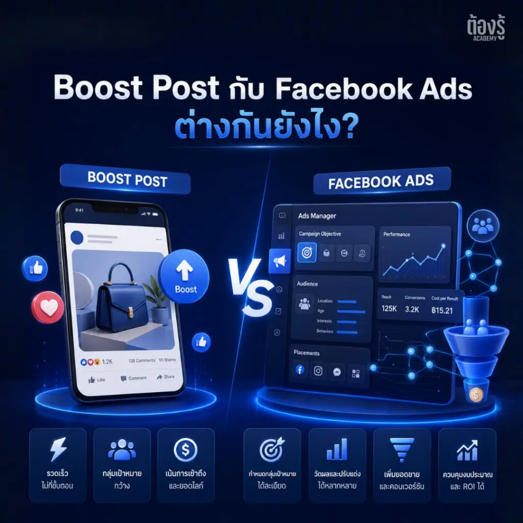 Boost Post กับ Facebook Ads