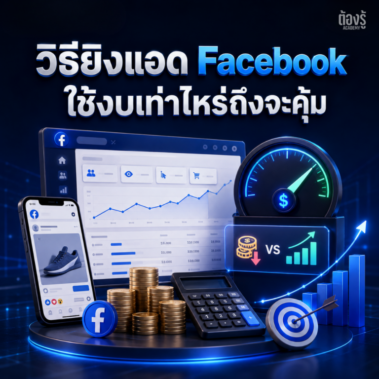 วิธียิงแอด Facebook ใช้งบเท่าไหร่ถึงจะคุ้ม
