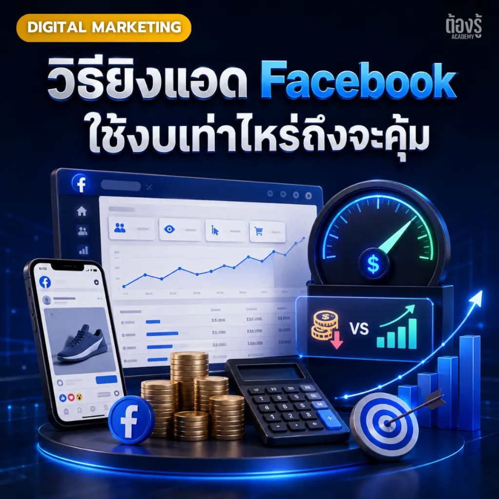 วิธียิงแอด Facebook ใช้งบเท่าไหร่ถึงจะคุ้ม