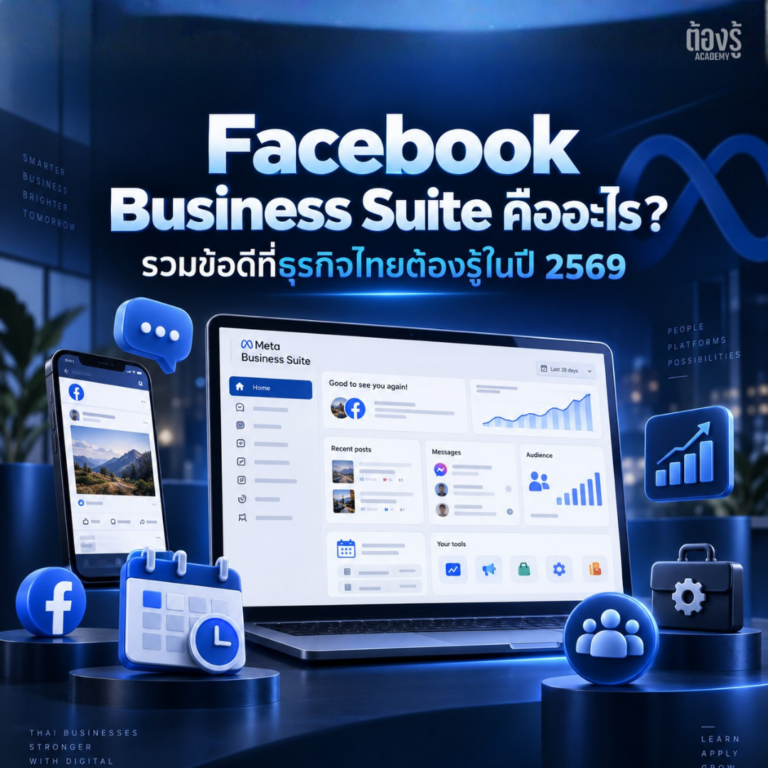 Facebook Business Suite คืออะไร? รวมข้อดีที่ธุรกิจไทยต้องรู้ในปี 2569